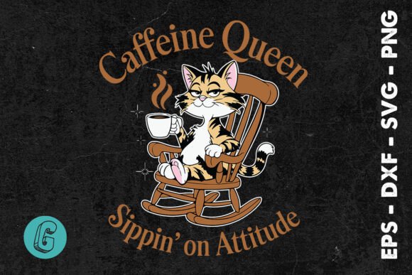 Caffeine Queen Cat Lover SVG Review