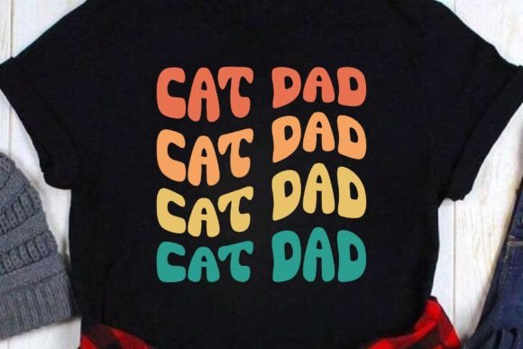 Cat Dad SVG, Retro Vintage Cat Dad PNG Review