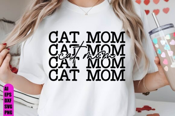 Cat Mom Svg Design Review for Embroidery Projects