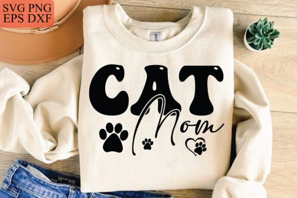 Cat Mom SVG PNG, Cat Mama PNG, Cat Lover Review