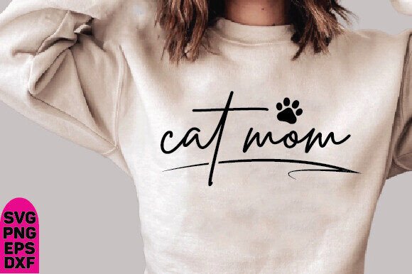 Cat Mom SVG PNG Files: A Designer's Review
