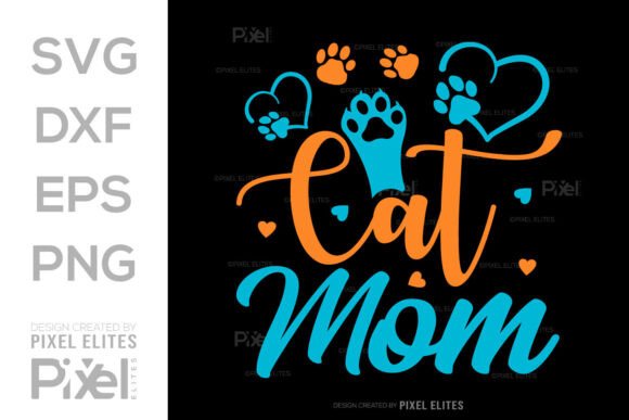 Cat Mom SVG T-Shirt Design Review
