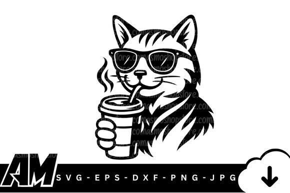 Cool Cat Coffee SVG Review for Real Embroidery Projects