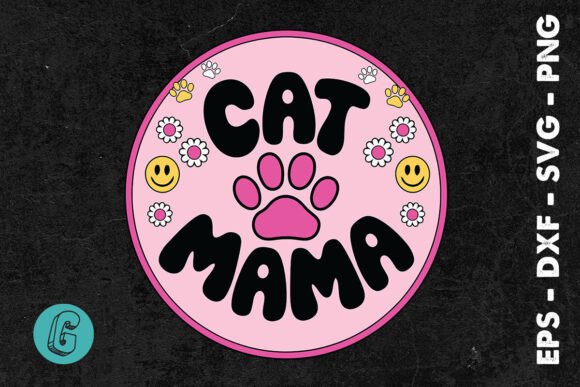 Cute Paw Cat Mama SVG Review