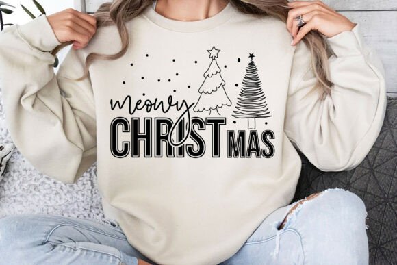 Meowy Christmas SVG, Cat, Christmas PNG Review