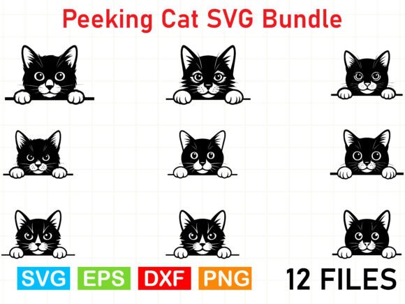 Peeking Cat Silhouette SVG Bundle Review