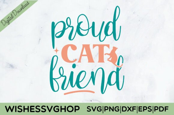 Proud Cat Friend SVG PNG Review