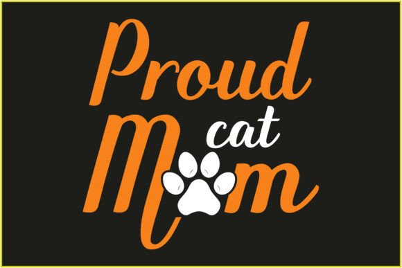 Proud Cat Mom Svg Tshirt Design Review