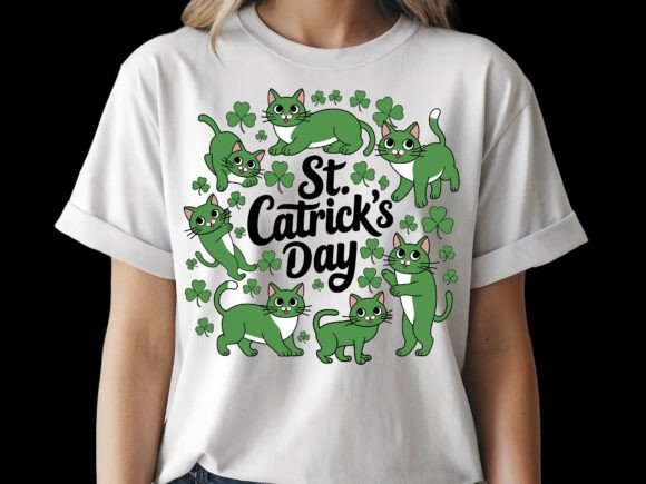 St Patrick s Day Funny Cat Shamrock SVG Review