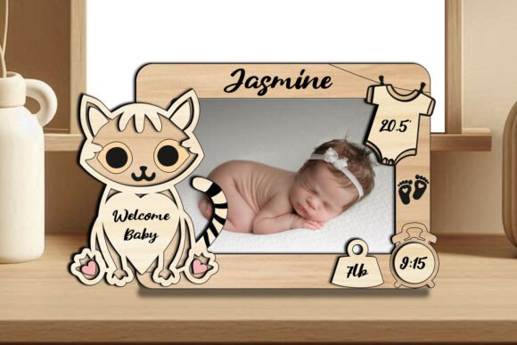 SVG Cat Kitty Baby Photo Present Frame Review