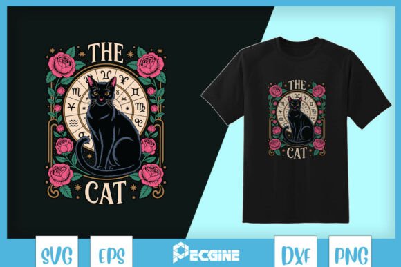 The Cat Boho Cat Hippie Cat Funny SVG Review
